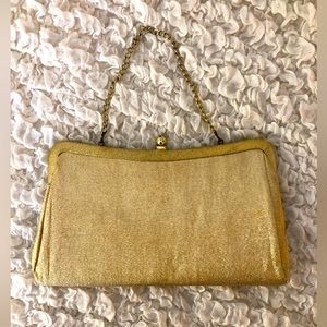 Vintage Gold Clutch